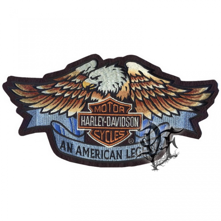 картинка Нашивка на спину Harley Davidson с орлом большой от магазина Darkforest