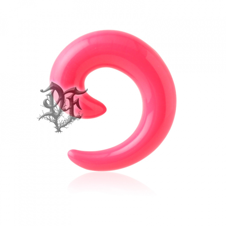 картинка Спираль из акрила розовая от магазина Darkforest