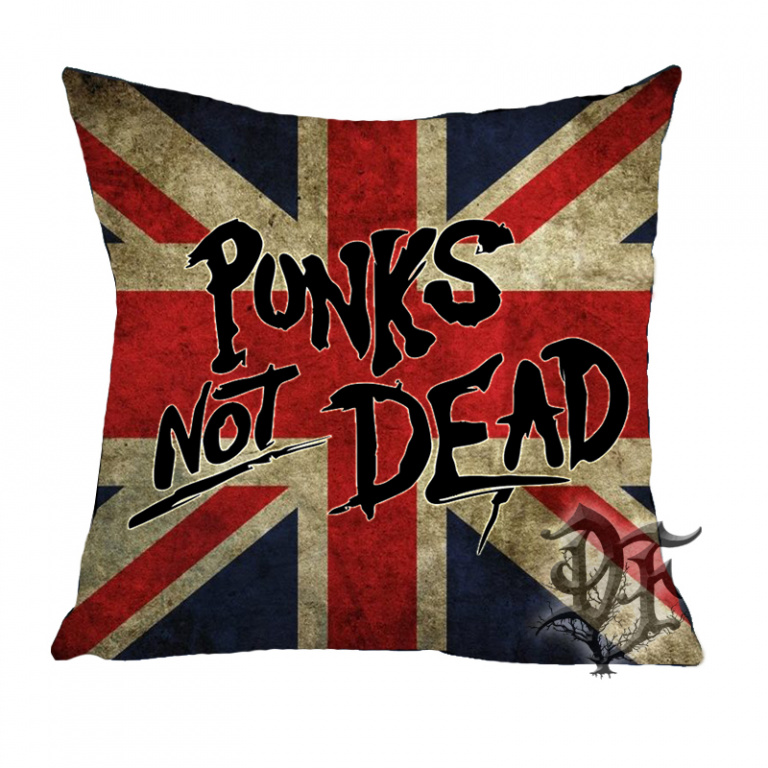 картинка Подушка Punks not Dead от магазина Darkforest
