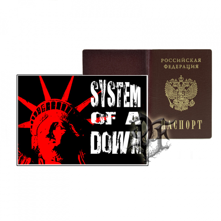 Обложка для паспорта System of a Down