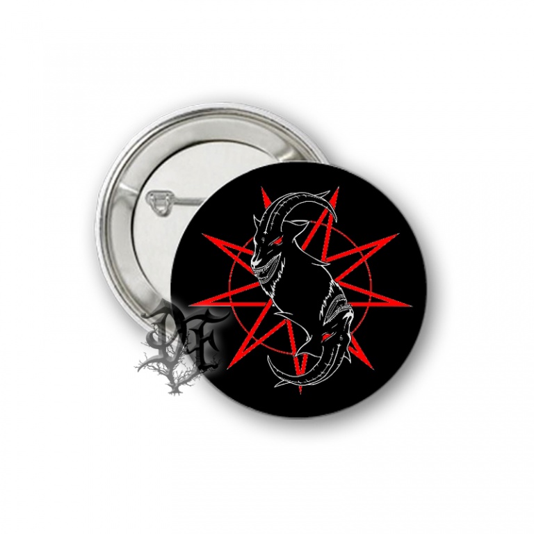 картинка Значок Slipknot коз от магазина Darkforest