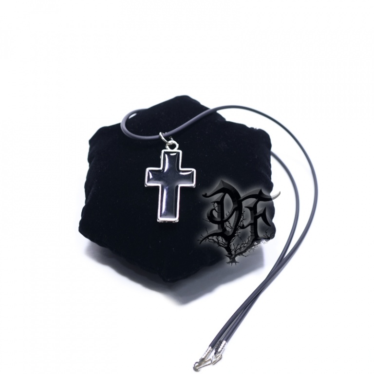 картинка Кулон Крест с эмалью от магазина Darkforest