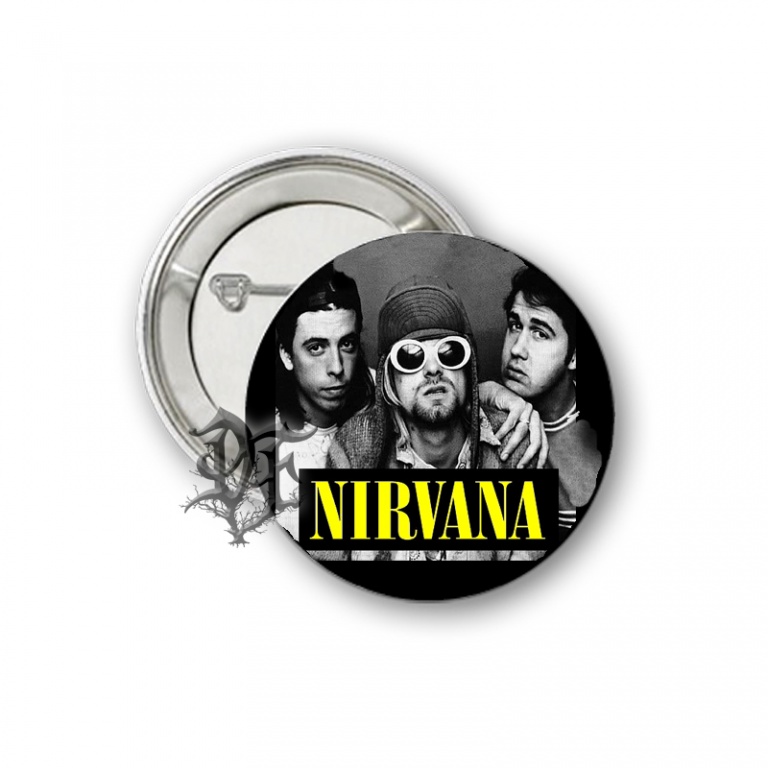 картинка Значок Nirvana группа от магазина Darkforest