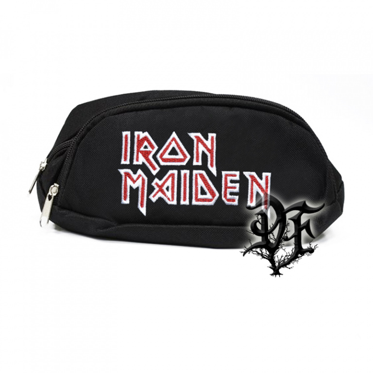 картинка Поясная сумка Iron Maiden красно белая от магазина Darkforest
