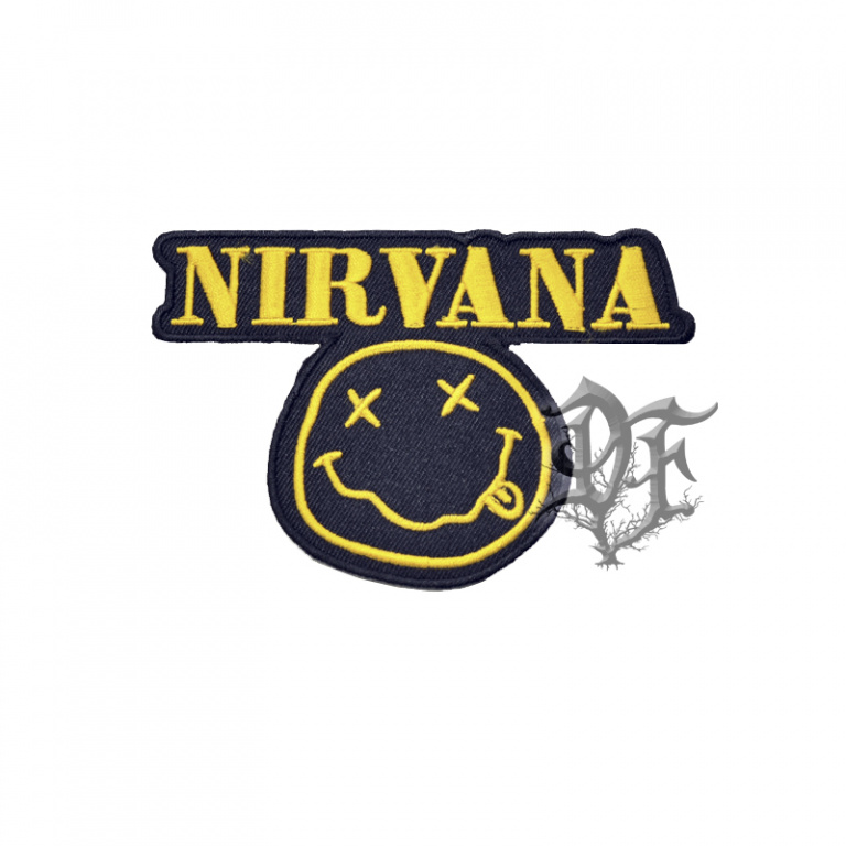 картинка Нашивка Nirvana надпись и логотип от магазина Darkforest