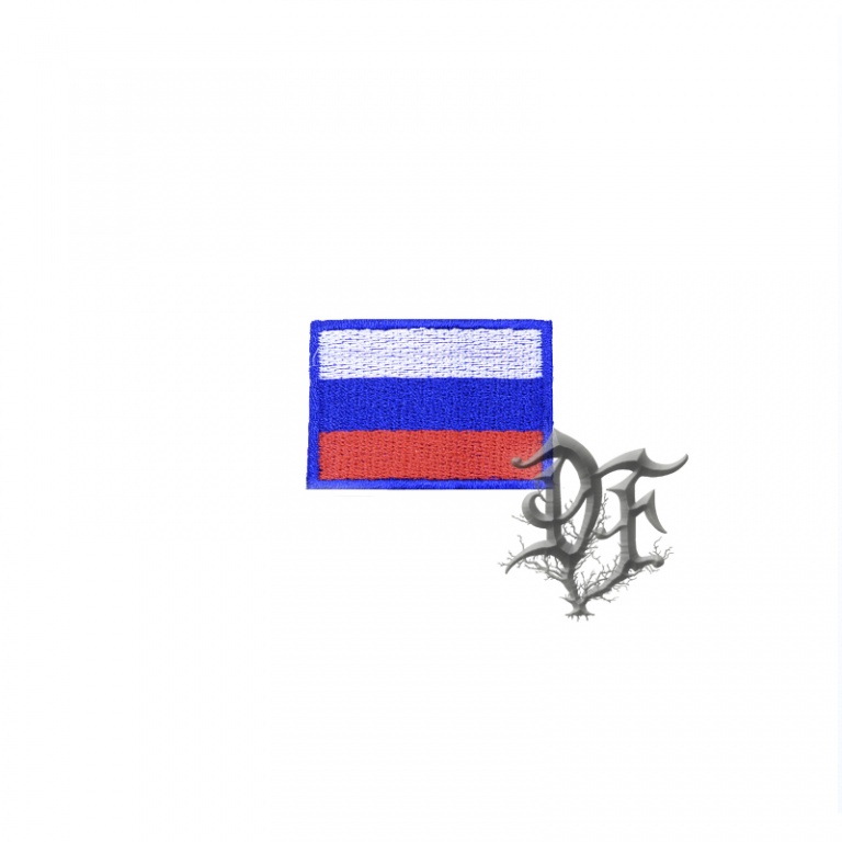 картинка Нашивка Флаг Российский флаг малый с синей окантовкой от магазина Darkforest