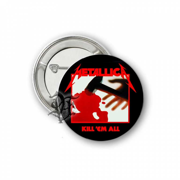 картинка Значок Metallica Kill ’Em All от магазина Darkforest