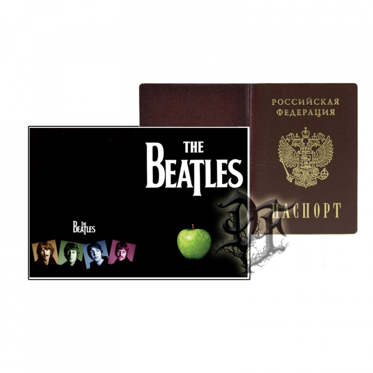 картинка Обложка для паспорта Beatles яблоко от магазина Darkforest