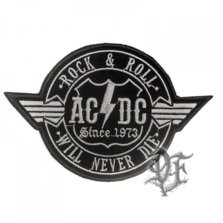 картинка Нашивка AC/DC молния от магазина Darkforest