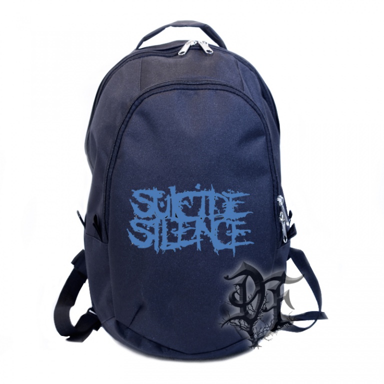 картинка Рюкзак Suicide Silence синяя надпись от магазина Darkforest
