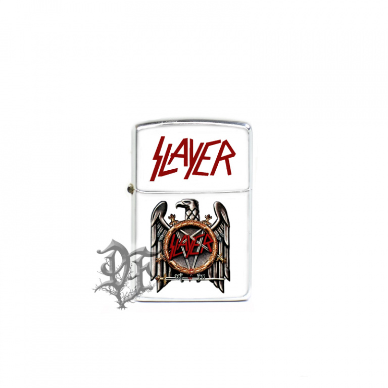 картинка Зажигалка Slayer логотип от магазина Darkforest