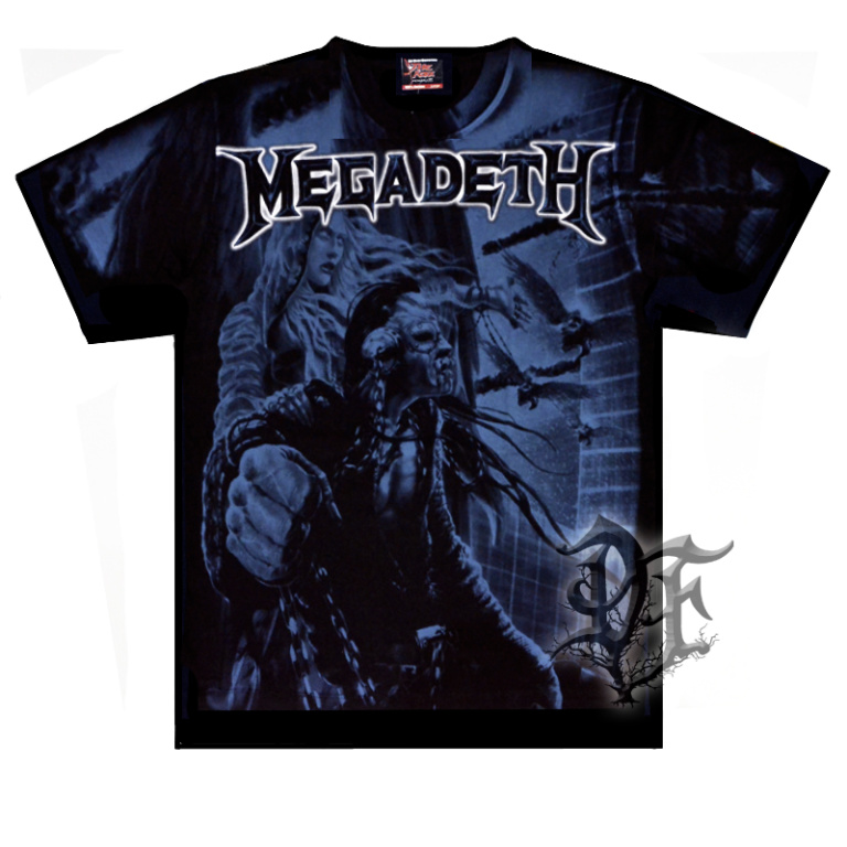 Футболка тотальная Megadeth