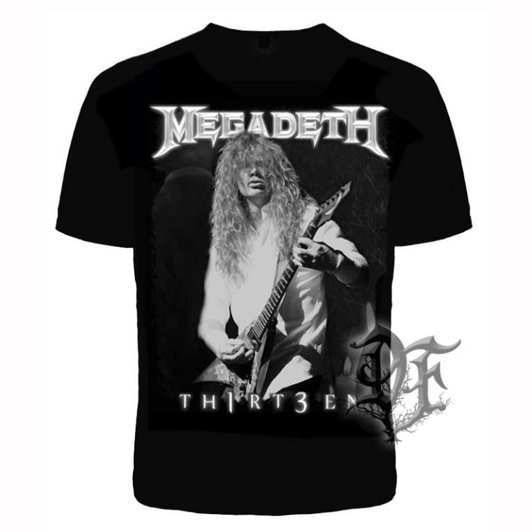 Футболка Megadeth Дэйв Мастейн