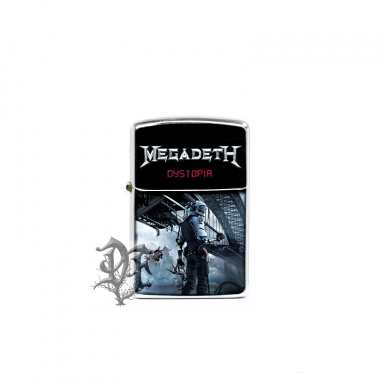 картинка Зажигалка Megadeth Dystopia от магазина Darkforest