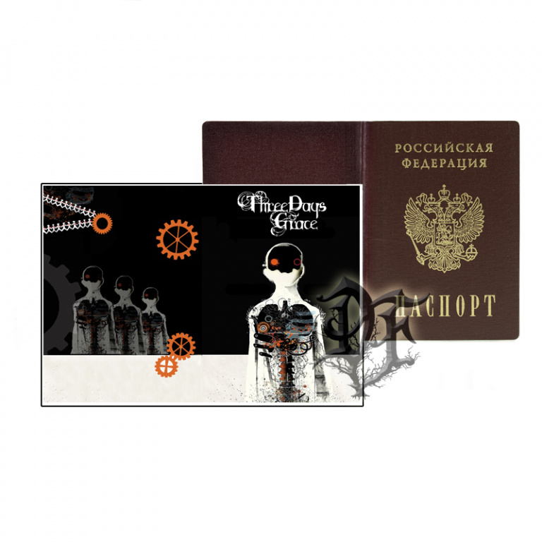 картинка Обложка для паспорта Three Days Grace альбом от магазина Darkforest