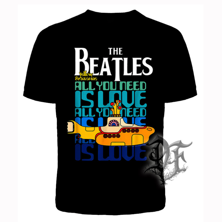 Футболка Beatles Yellow Submarine черная