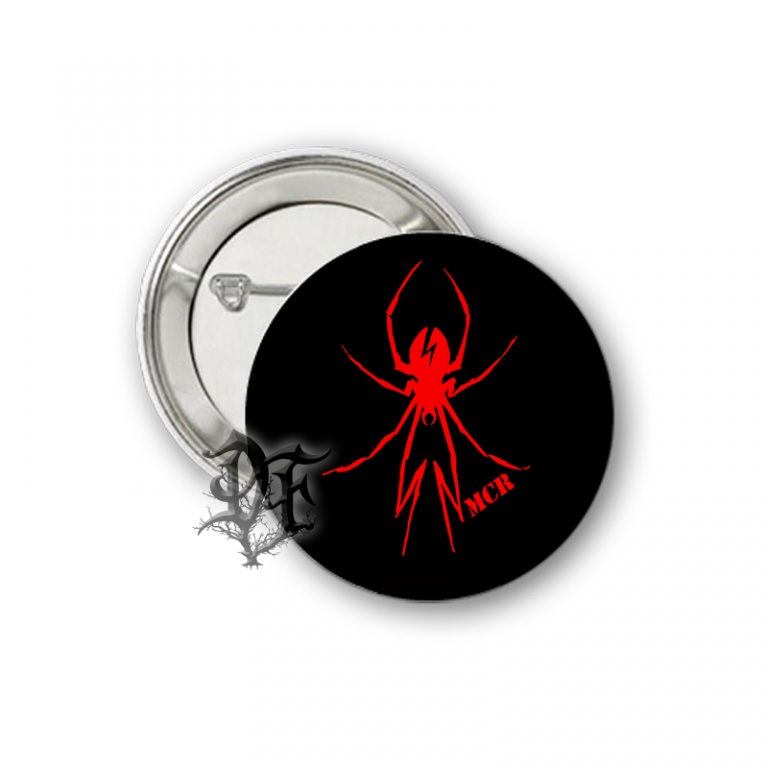 картинка Значок My Chemical Romance черный паук от магазина Darkforest