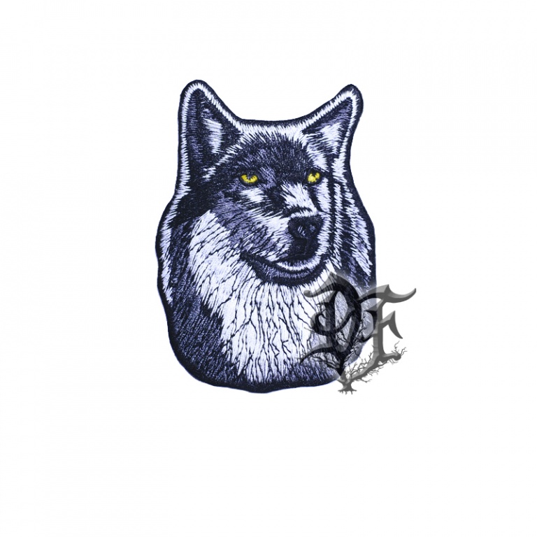 картинка Нашивка Волк серый от магазина Darkforest
