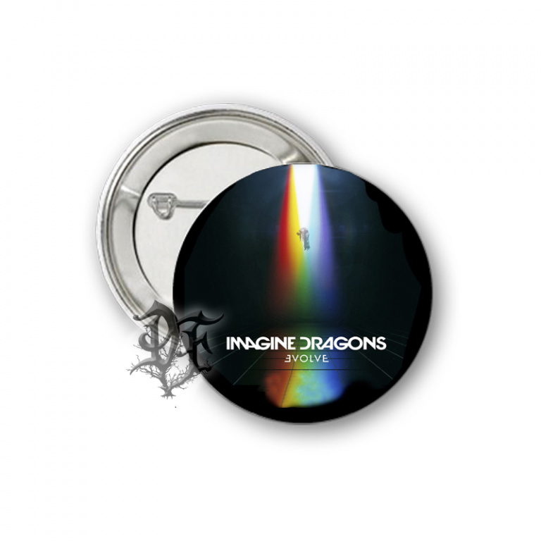 картинка Значок Imagine Dragons радуга от магазина Darkforest