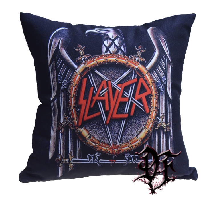 картинка Подушка Slayer логотип от магазина Darkforest