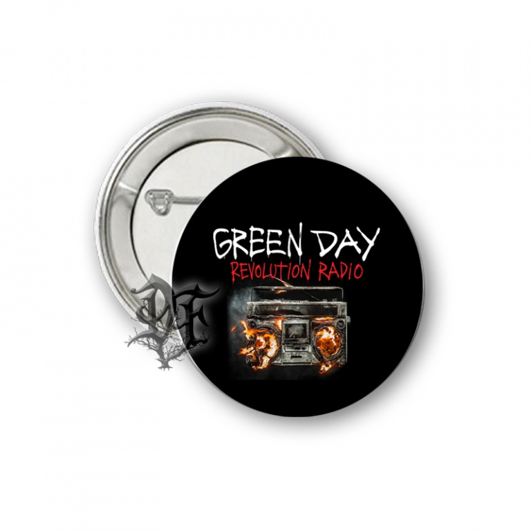 картинка Значок Green Day Revolution Radio от магазина Darkforest