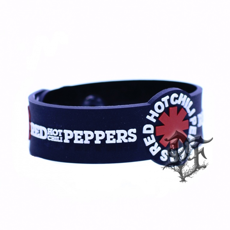 картинка Браслет Red Hot Chili Peppers силиконовый логотип от магазина Darkforest
