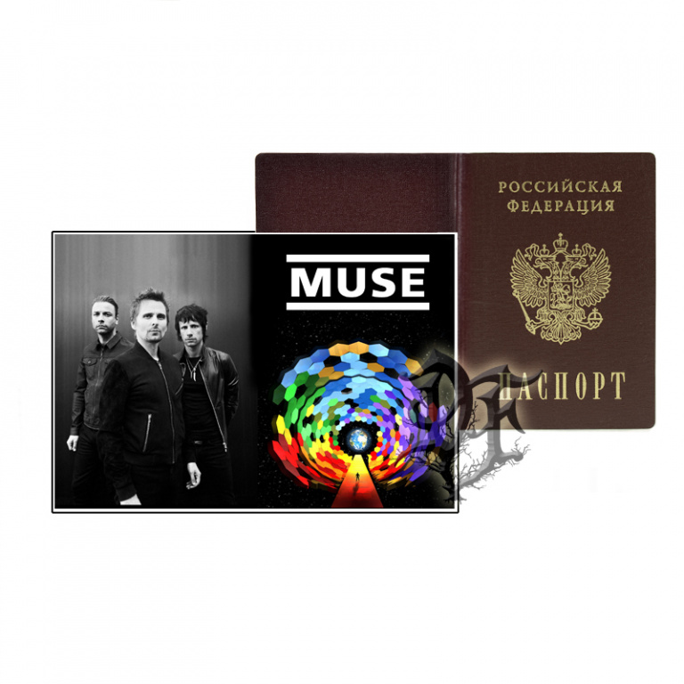 картинка Обложка для паспорта MUSE альбом от магазина Darkforest