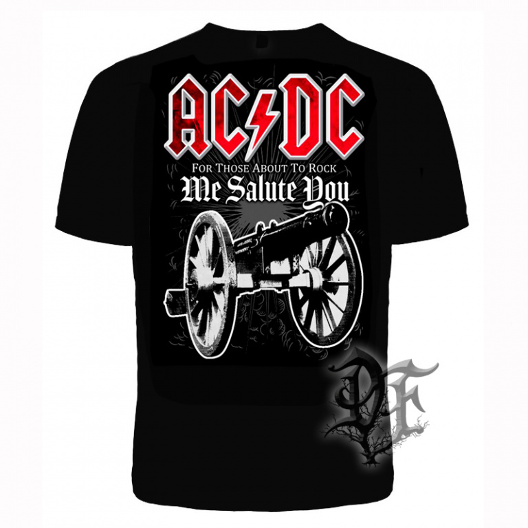 картинка Футболка AC/DC салют от магазина Darkforest