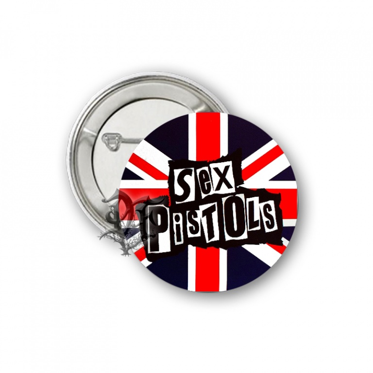 картинка Значок Sex Pistols флаг от магазина Darkforest