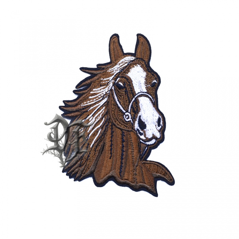картинка Нашивка Лошадь коричневая от магазина Darkforest