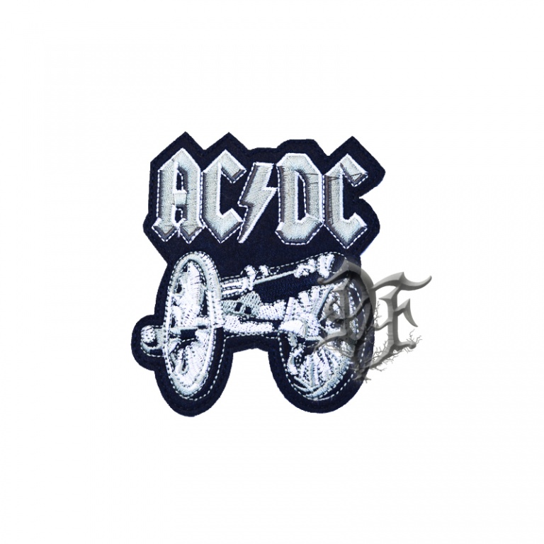 картинка Нашивка AC/DC пушка малая от магазина Darkforest