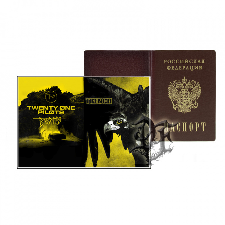 Обложка для паспорта Twenty One Pilots bandito