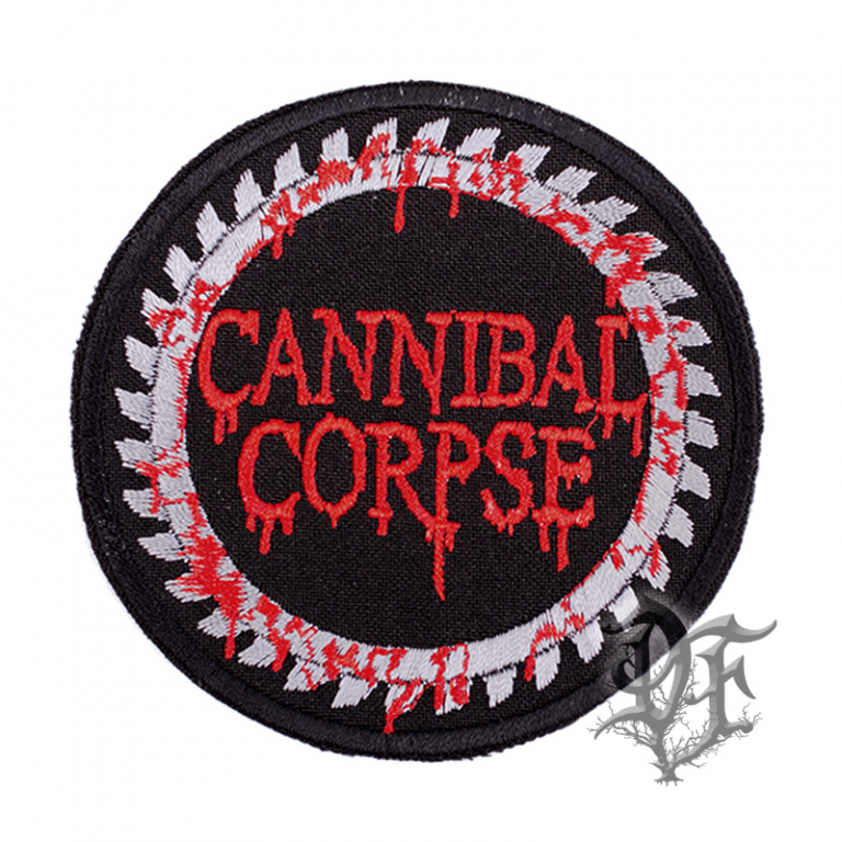 Нашивка Cannibal Corpse надпись