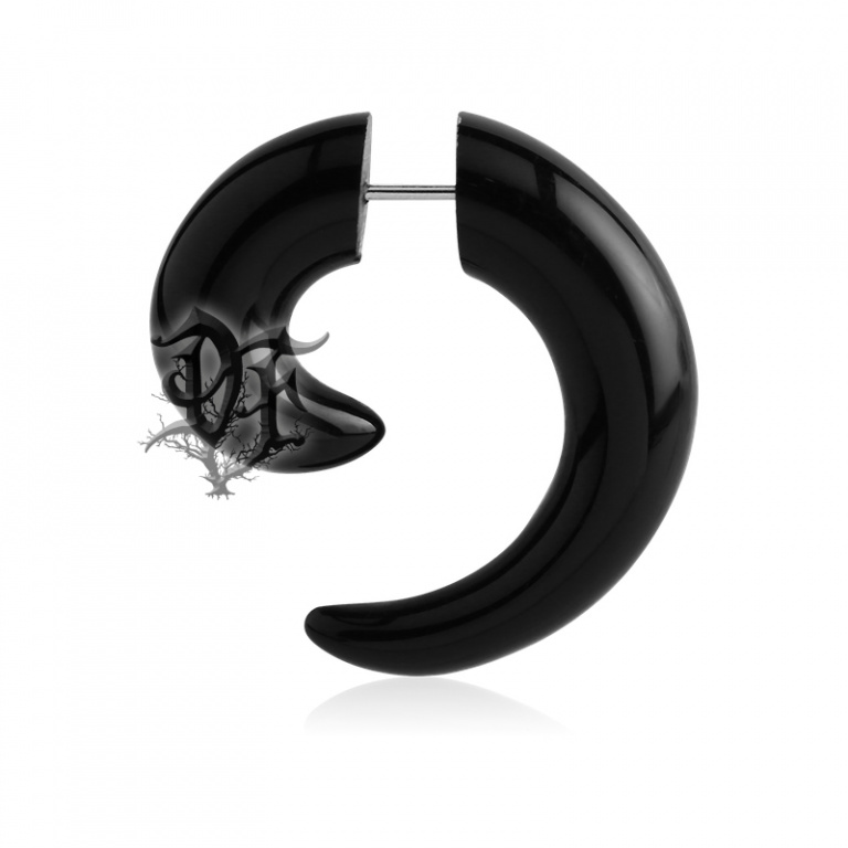 картинка Фейки спираль из акрила черная пластиковая от магазина Darkforest