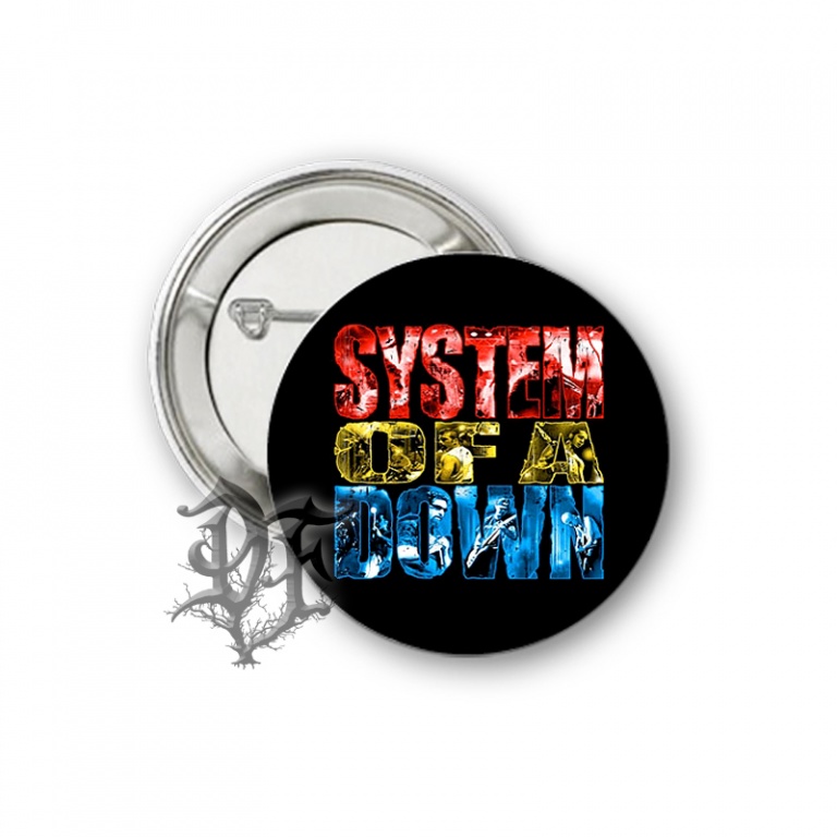 Значок System of a Down цветной