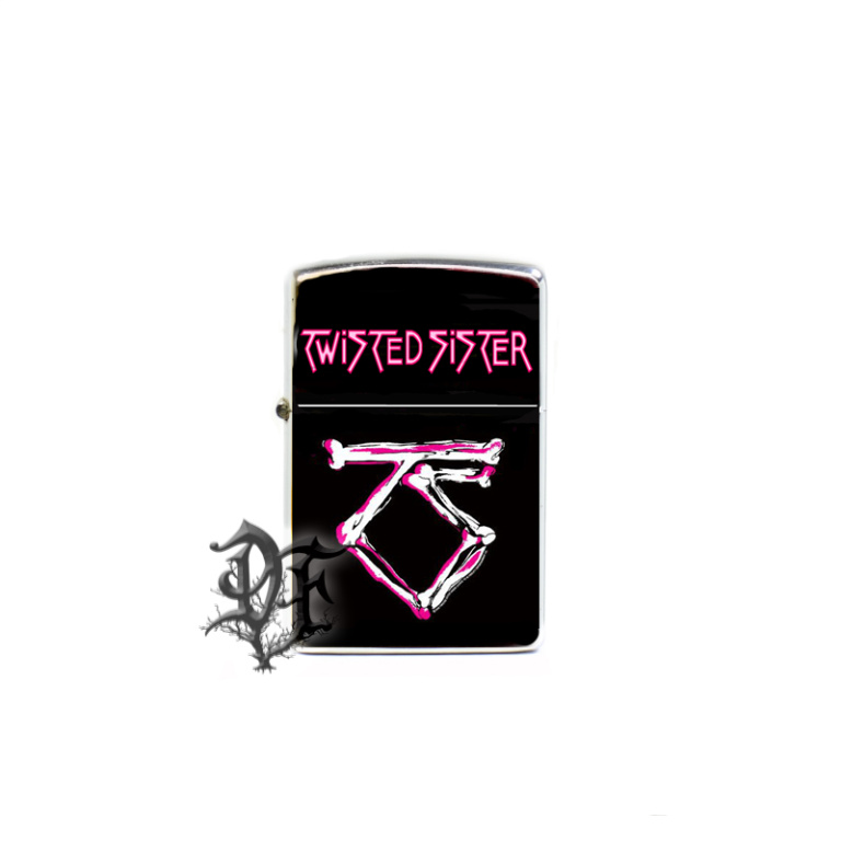 картинка Зажигалка Twisted Sister логотип от магазина Darkforest