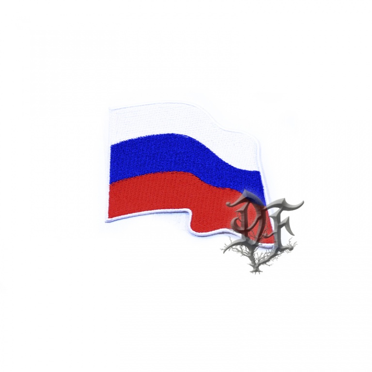 картинка Нашивка Российский флаг развивающийся от магазина Darkforest