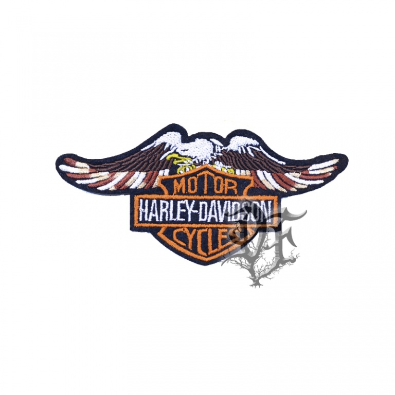 картинка Нашивка Harley Davidson с орлом малый от магазина Darkforest