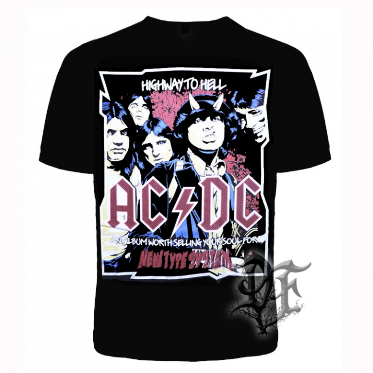 картинка Футболка AC/DC цветная от магазина Darkforest