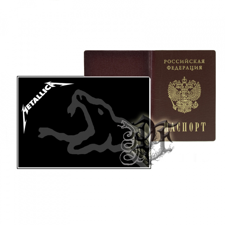 Обложка для паспорта Metallica альбом змея