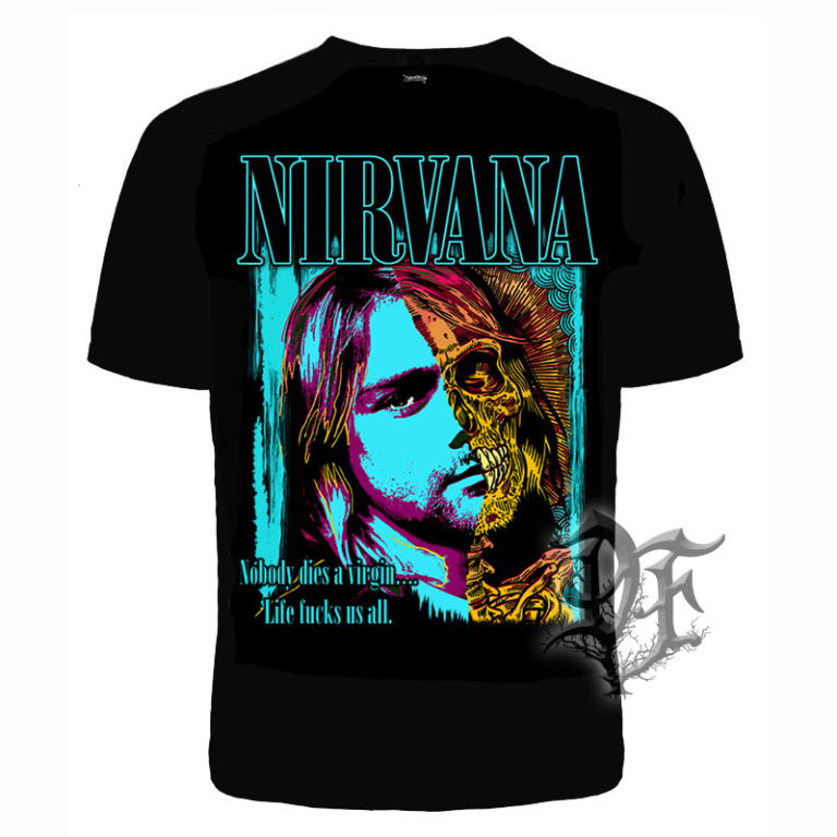 картинка Футбока Nirvana цветная от магазина Darkforest