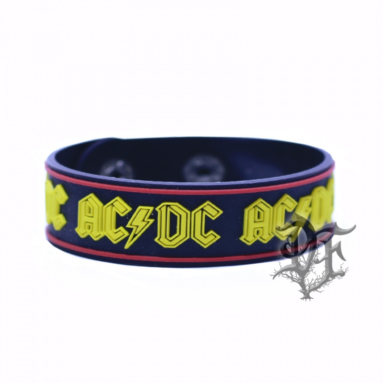 картинка Браслет AC/DC силиконовый от магазина Darkforest