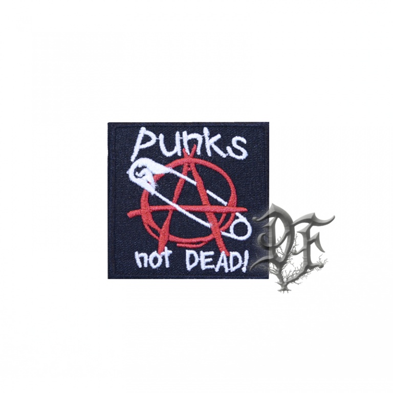 картинка Нашивка Punks not dead от магазина Darkforest