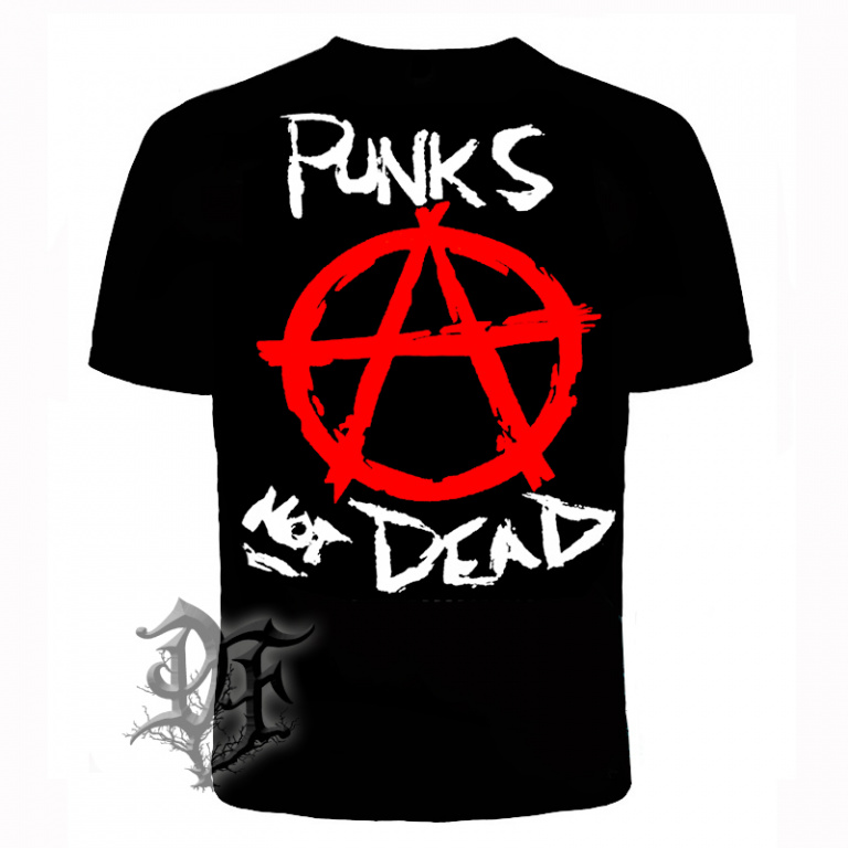 картинка Футболка Punk’s Not Dead логотип от магазина Darkforest