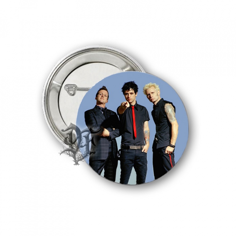 картинка Значок Green Day синий от магазина Darkforest