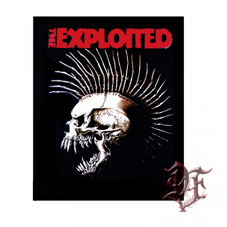 картинка Нашивка на спину Exploited логотип от магазина Darkforest