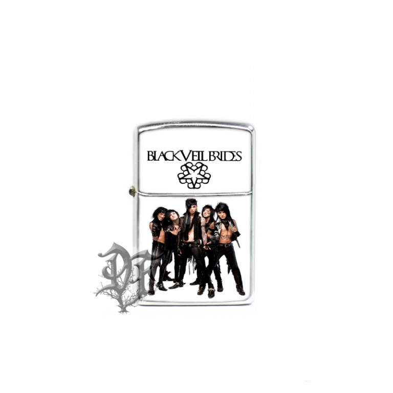картинка Зажигалка Black Veil Brides группа с логотипом от магазина Darkforest