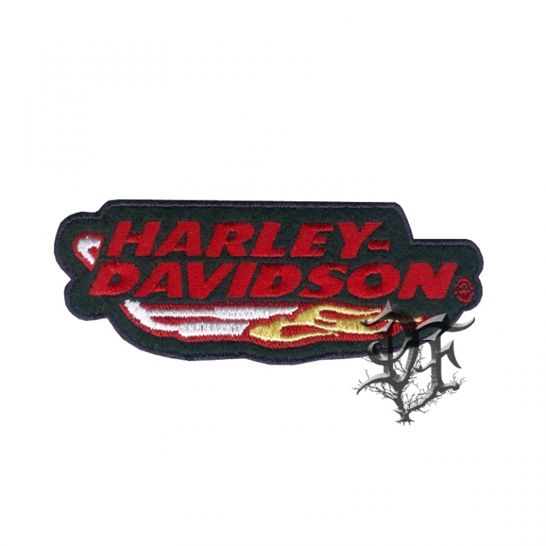 картинка Нашивка Harley Davidson надпись от магазина Darkforest
