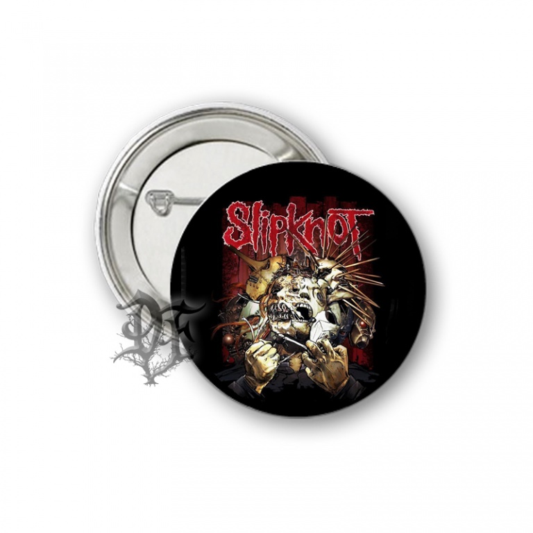 картинка Значок Slipknot группа от магазина Darkforest