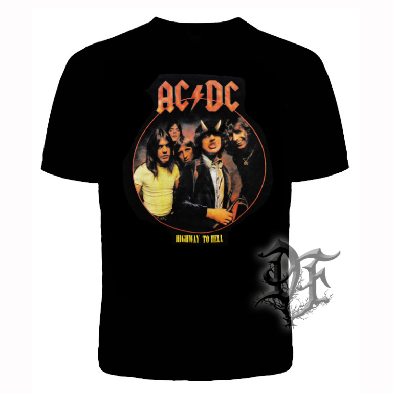 Футболка AC/DC Highway to hell в круге